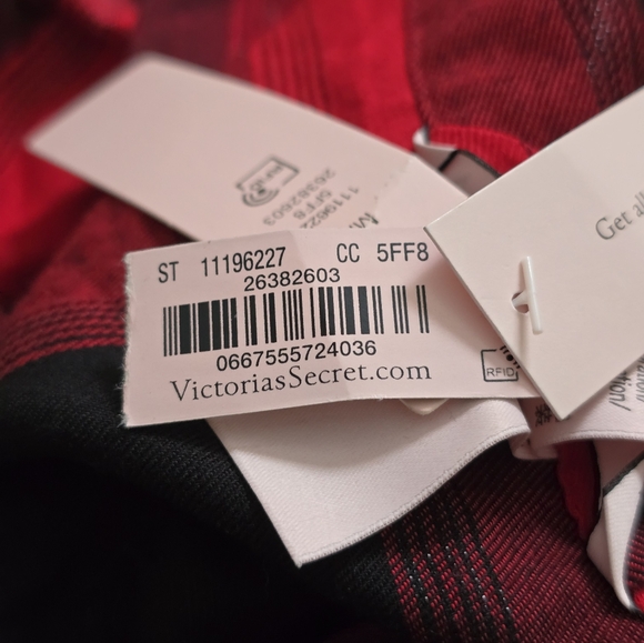 Victoria's Secret Matching Robe And Pajama Pants Size M/L NWT - Picture 10 of 16